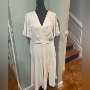 Cream cocktail dress